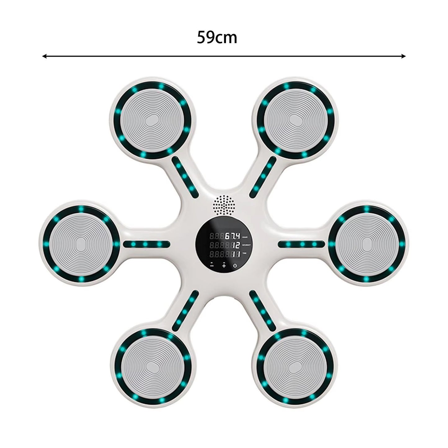 Boxing Machine Music Boxing Wall Target Exercise RGB Lighted Reaction Training Target for Sanda Kickboxing Response Coordination